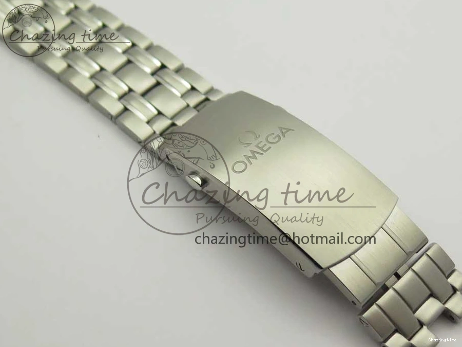 0417 2018 Seamaster Diver 300M OMF Best Edition Black Ceramic Black Dial on SS Bracelet A8800 (Black Balance Wheel) Breathable 7959